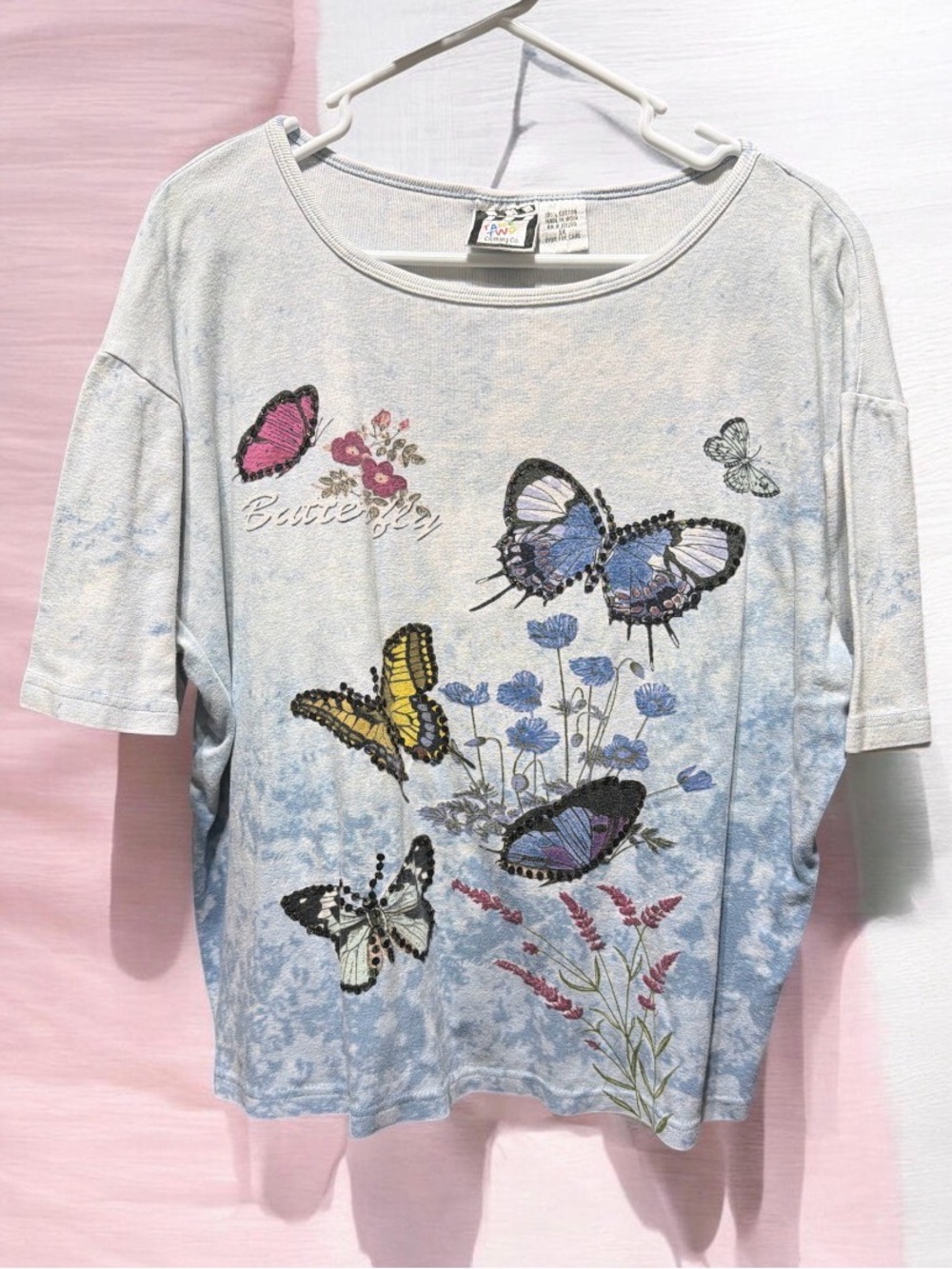 Take Two Clothing Co. White Cotton Butterfly Top